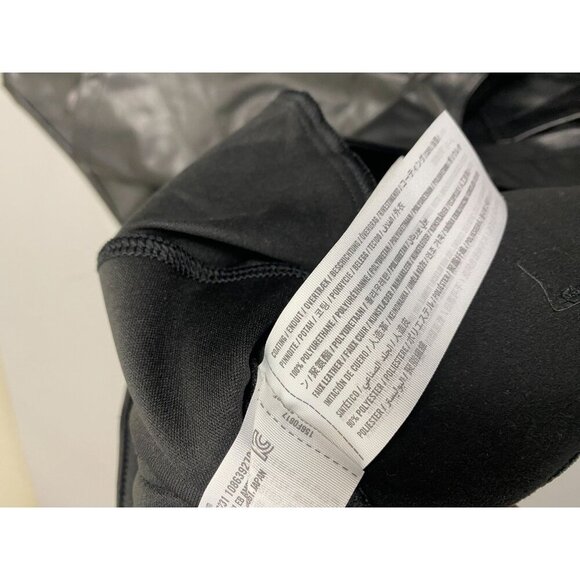 Abercrombie & Fitch The 90s Straight High Rise faux Leather Pants Plus Size 34 - Picture 5 of 13